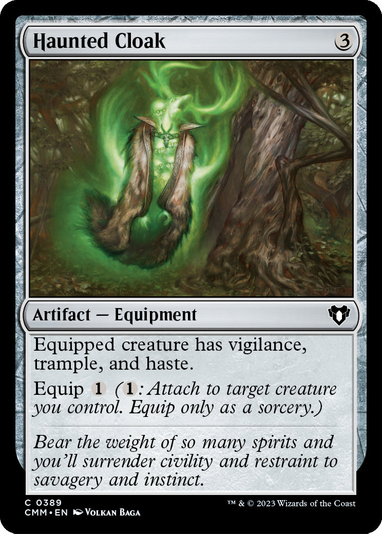 Haunted Cloak (CMM-389) [Commander Masters]