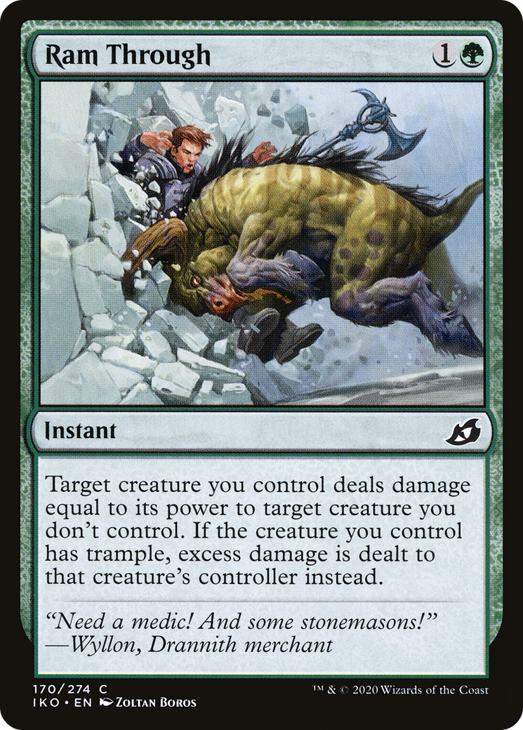 Ram Through (IKO-170) [Ikoria: Lair of Behemoths] Foil