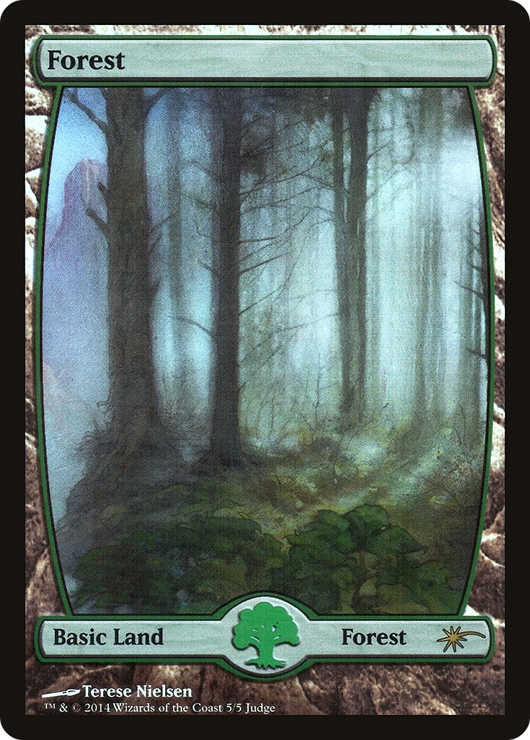 Forest - Full Art (JDG-005) [Judge Gift Cards 2014] Foil