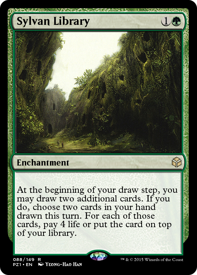 Sylvan Library (PZ1-088) [Legendary Cube Prize Pack] Foil