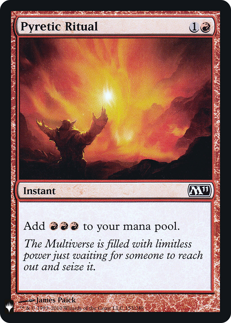 Pyretic Ritual (LIST-153) [The List] Foil