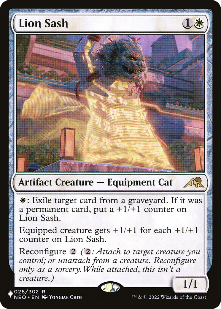 Lion Sash (LIST-026/302) [The List]