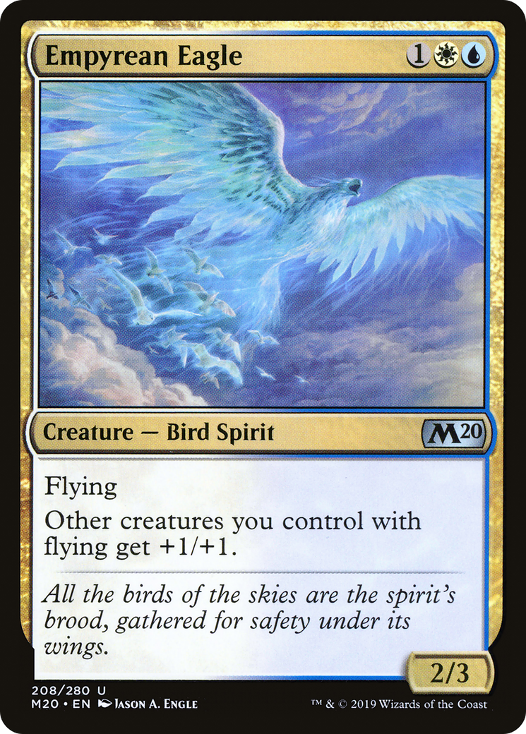 Empyrean Eagle (M20-208) [Core Set 2020] Foil