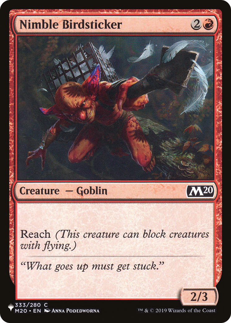 Nimble Birdsticker (LIST-333/280) [The List]