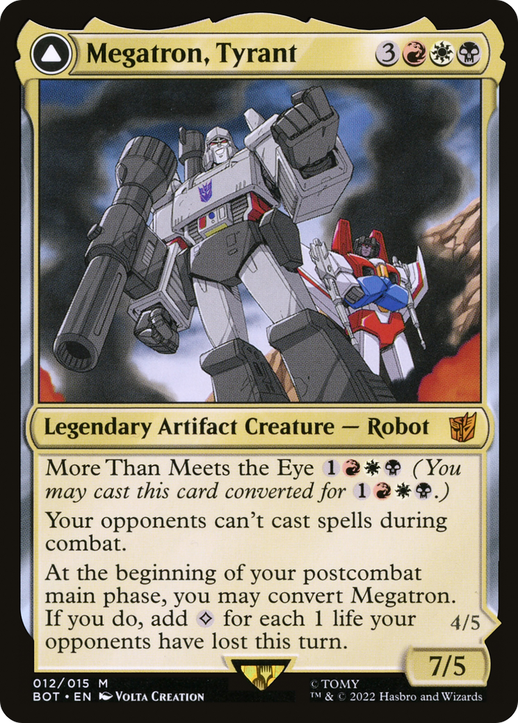 Megatron, Tyrant (BOT-012) [Transformers] Foil