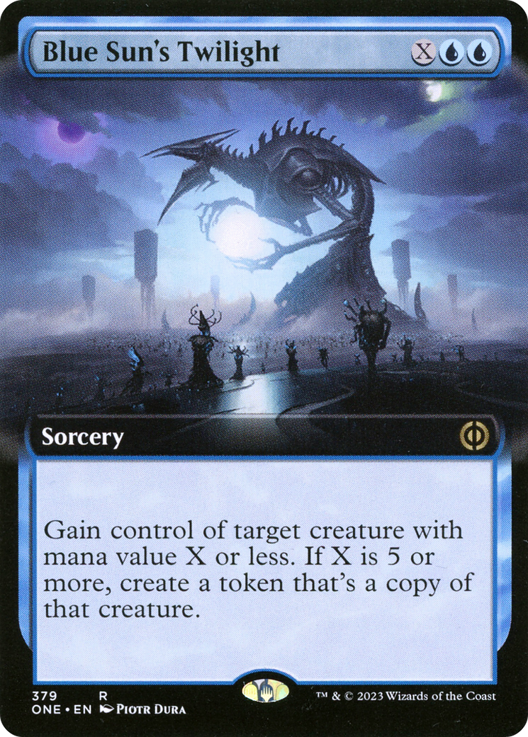 Blue Sun's Twilight (Extended Art) (ONE-379) [Phyrexia: All Will Be One]