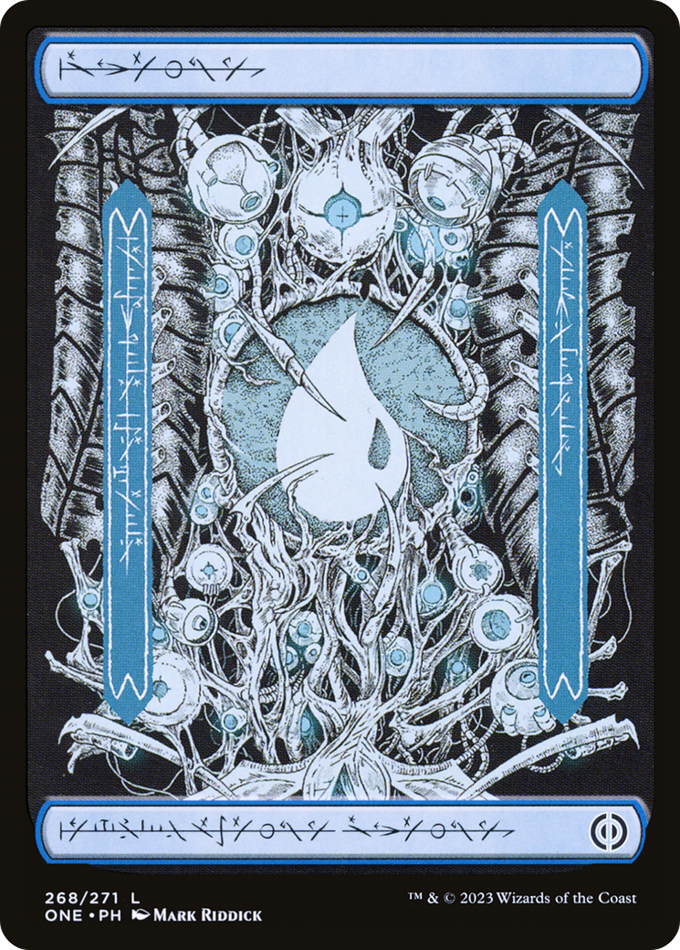 Island (268) - Full Art (ONE-268) [Phyrexia: All Will Be One] Foil