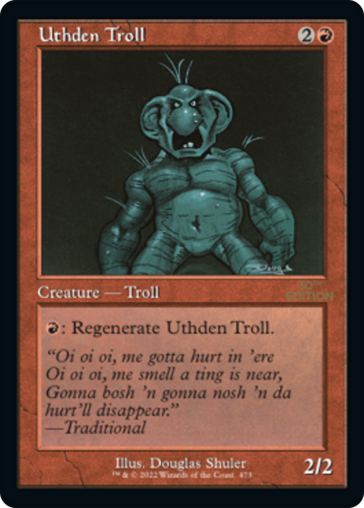 Uthden Troll (Retro Frame) (30A-473) [30th Anniversary Edition]