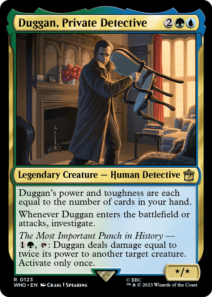 Duggan, Private Detective (WHO-123) [Doctor Who] Foil