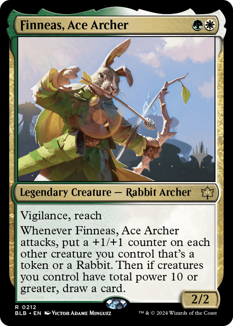 Finneas, Ace Archer (PPBLB-212) [Promo Pack: Bloomburrow Promos]