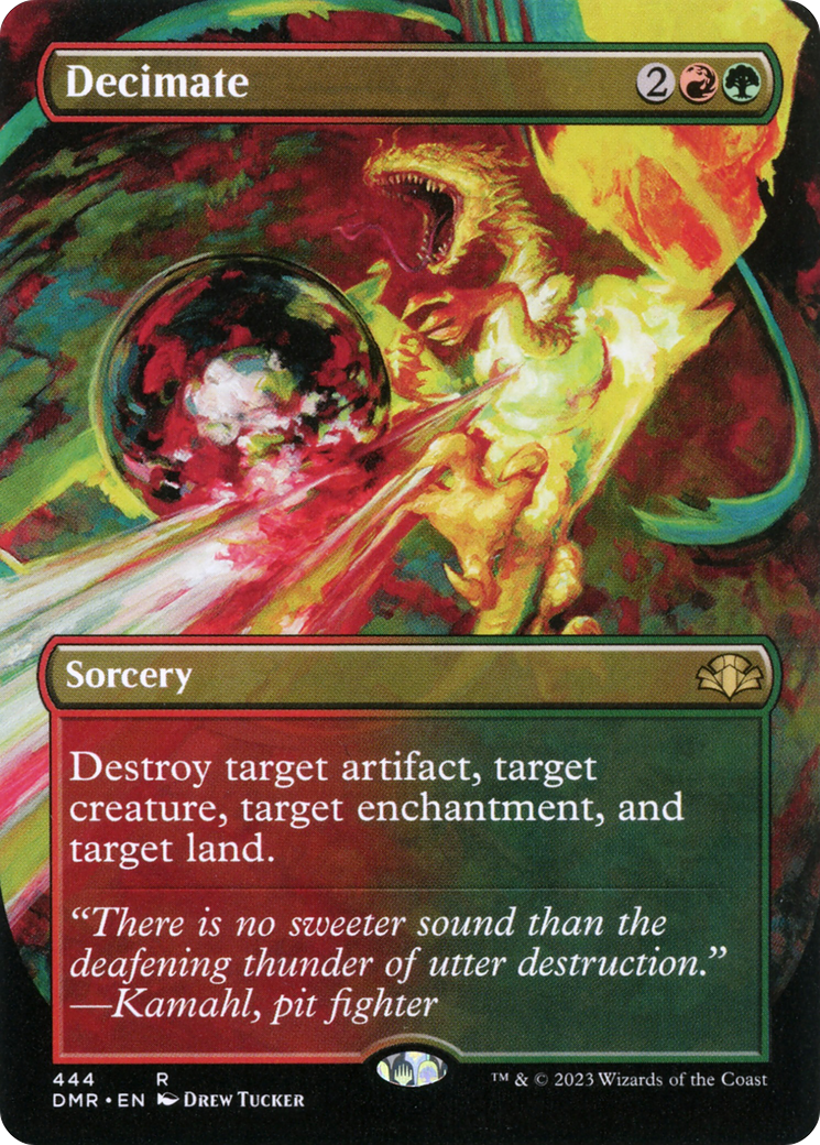 Decimate (Borderless) (DMR-444) [Dominaria Remastered]