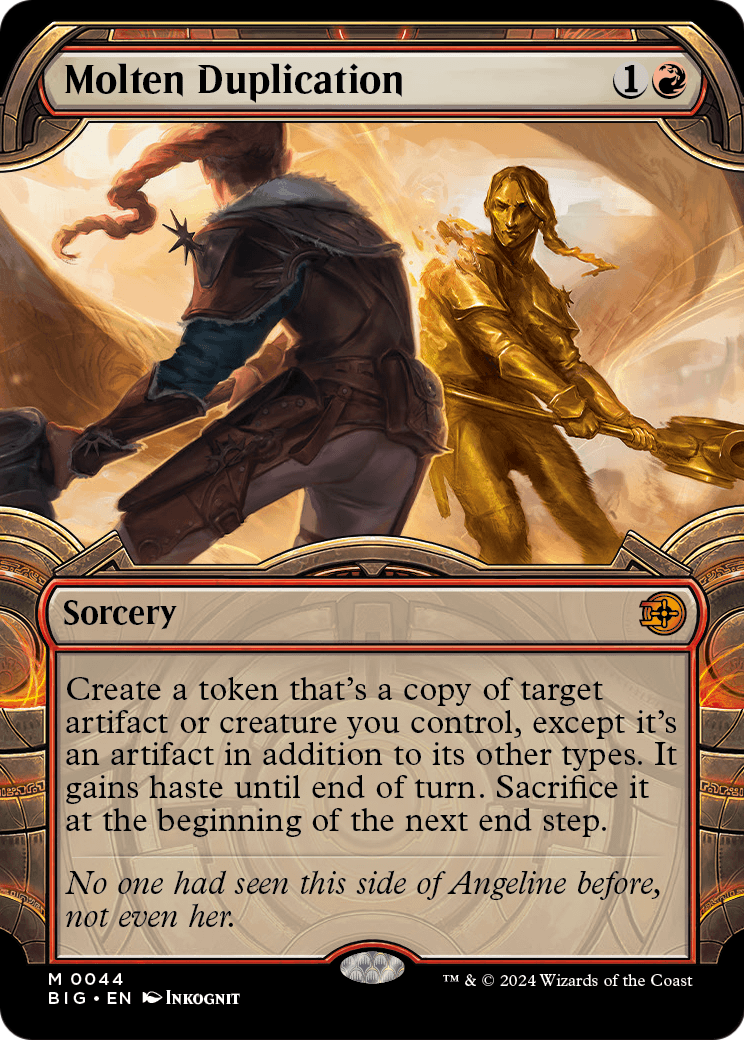 Molten Duplication (Showcase) (BIG-044) [The Big Score] Foil