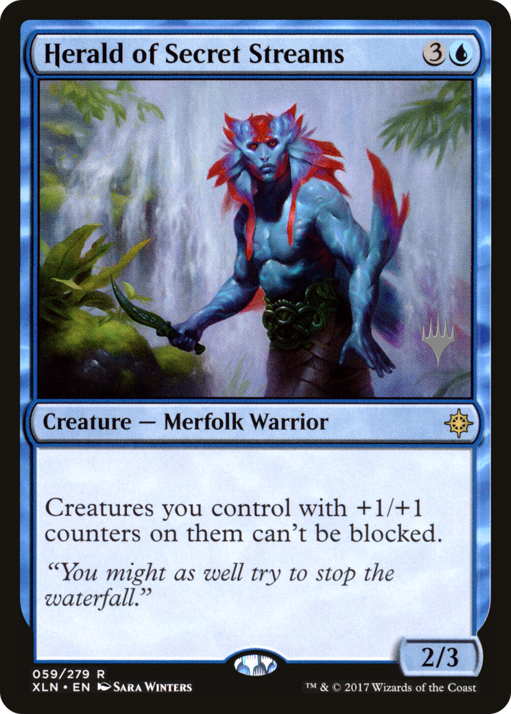 Herald of Secret Streams (PPM20-059) [Promo Pack: Ixalan Promos] Foil