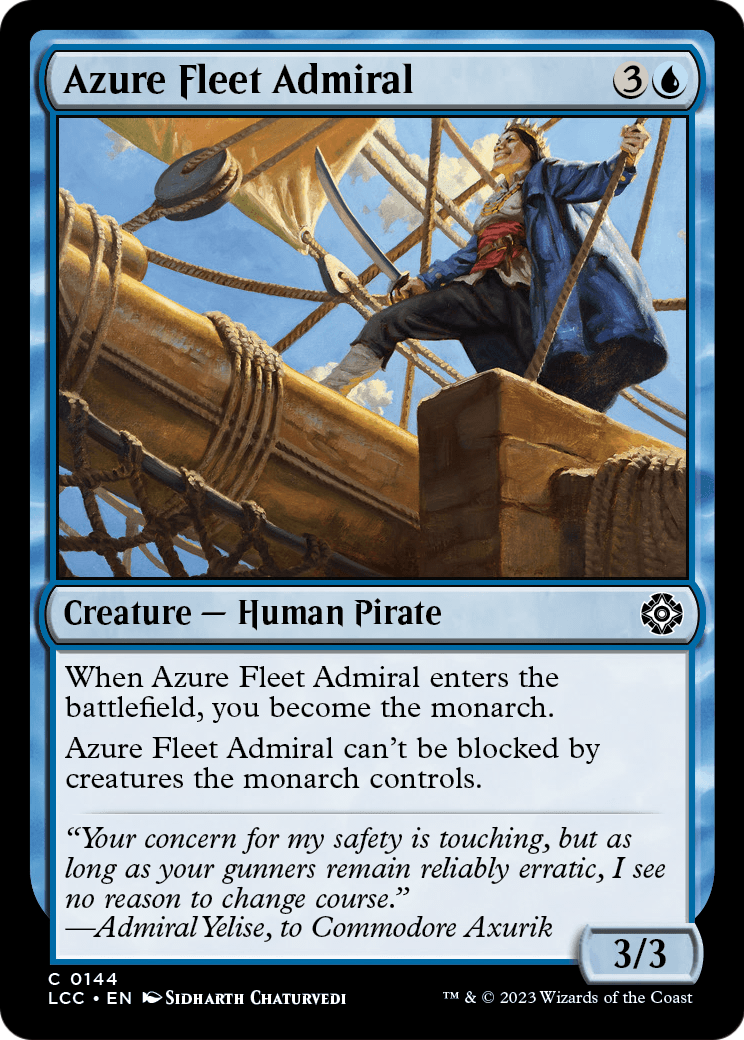 Azure Fleet Admiral [Commander: The Lost Caverns of Ixalan]