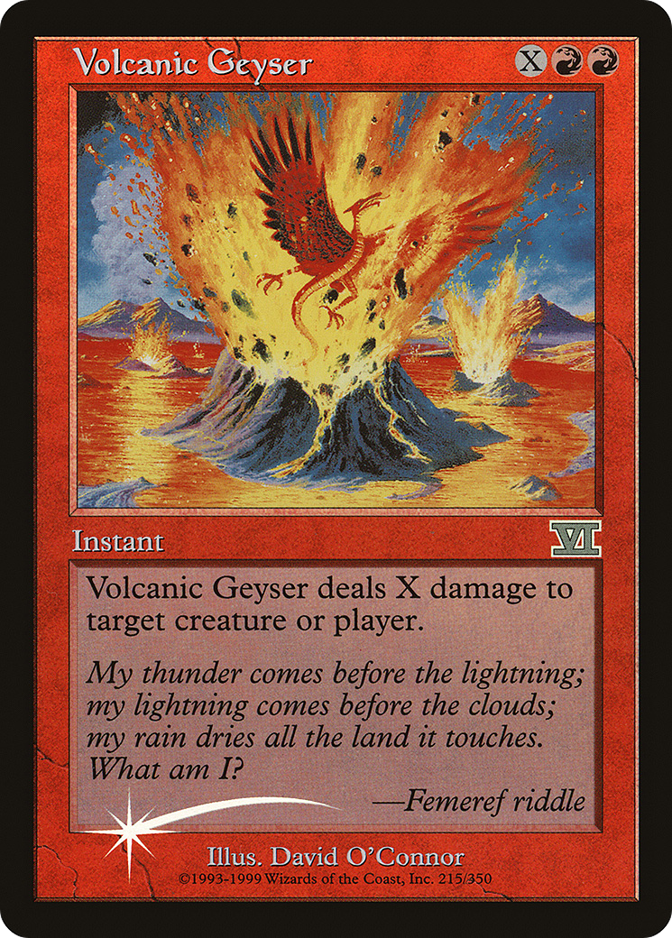 Volcanic Geyser [Friday Night Magic 2000] Foil