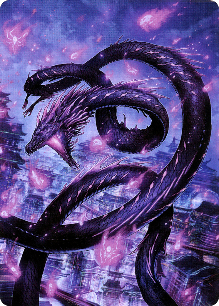 Junji, the Midnight Sky // Junji, the Midnight Sky (ANEO-058) (Borderless) [Neon Dynasty Art Series] Foil