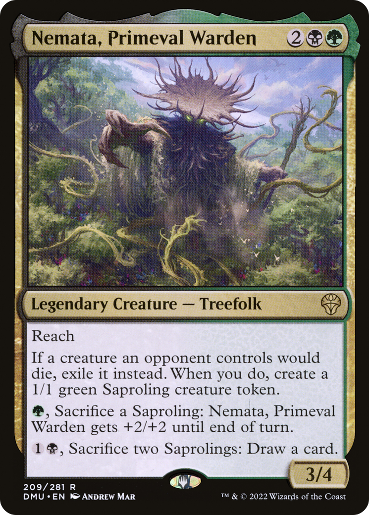 Nemata, Primeval Warden (DMU-209) [Dominaria United] Foil