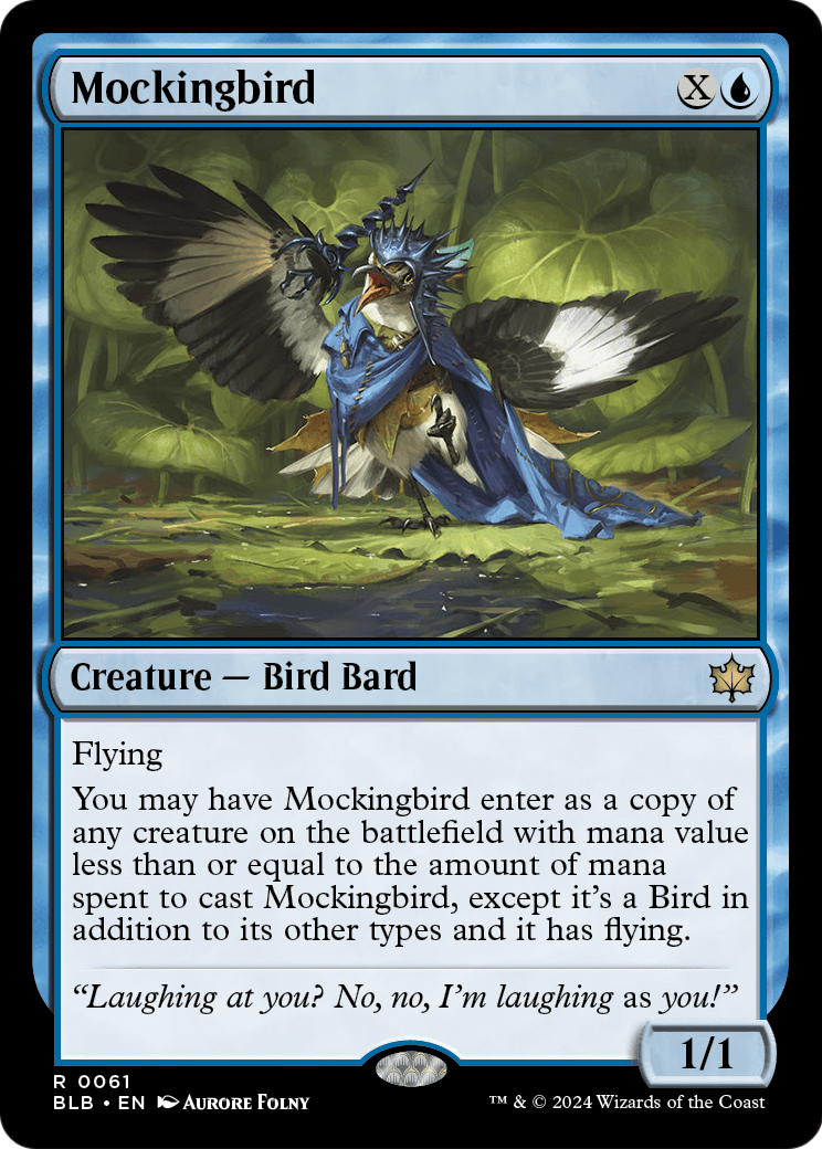 Mockingbird (BLB-061) [Bloomburrow] Foil