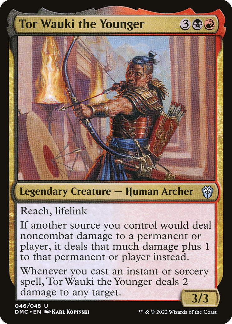 Tor Wauki the Younger (DMC-046) [Dominaria United Commander]