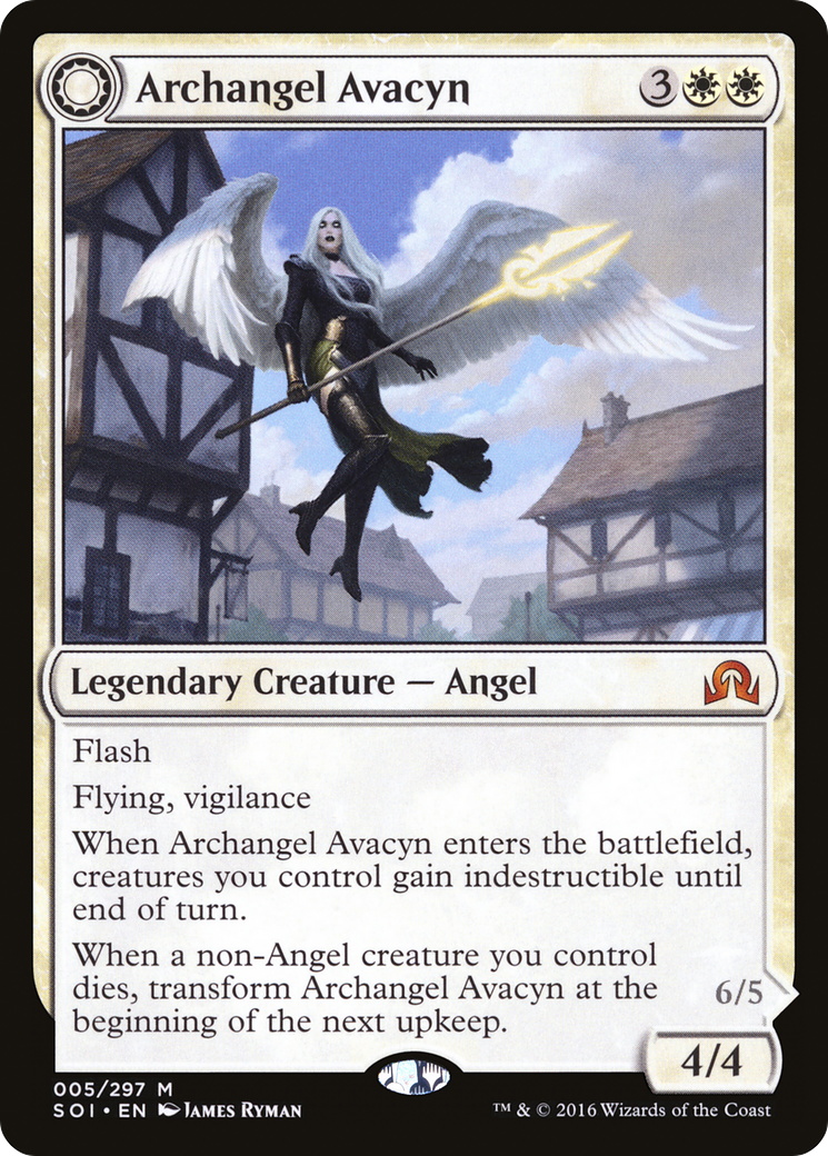 Archangel Avacyn (SOI-005) [Shadows over Innistrad] Foil