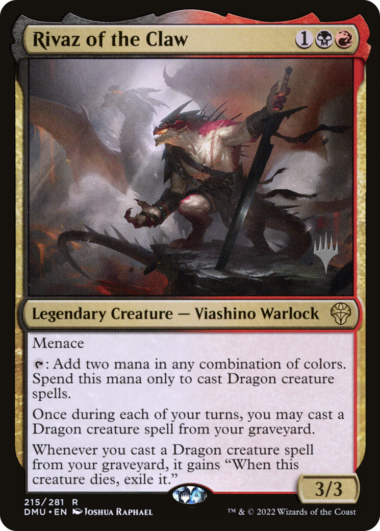 Rivaz of the Claw (PPDMU-215) [Promo Pack: Dominaria United Promos] Foil