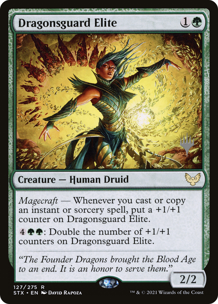 Dragonsguard Elite (PPSTX-127) [Promo Pack: Strixhaven: School of Mages Promos]