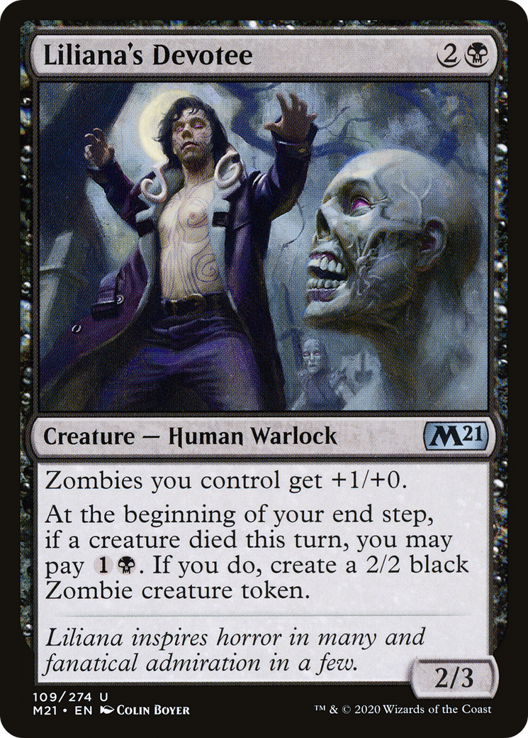 Liliana's Devotee (M21-109) [Core Set 2021]