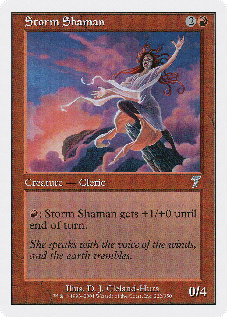 Storm Shaman (7ED-222) [7th Edition]