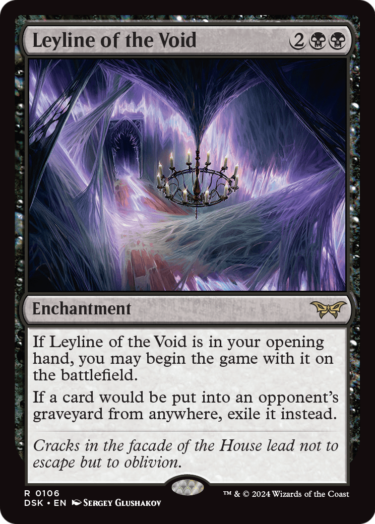 Leyline of the Void (DSK-106) [Duskmourn: House of Horror] Foil
