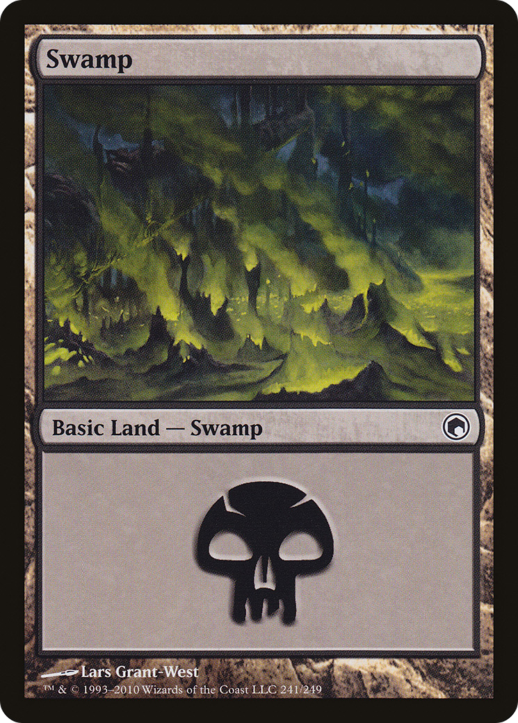 Swamp (SOM-241) [Scars of Mirrodin]