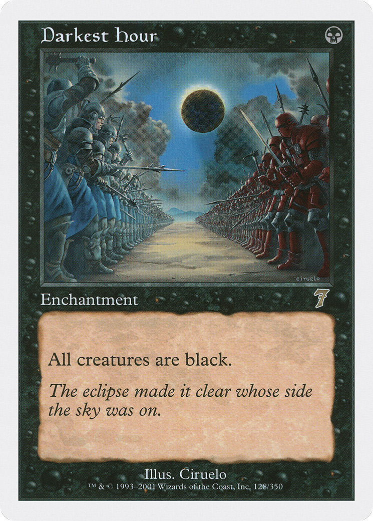 Darkest Hour (7ED-128) [7th Edition] Foil