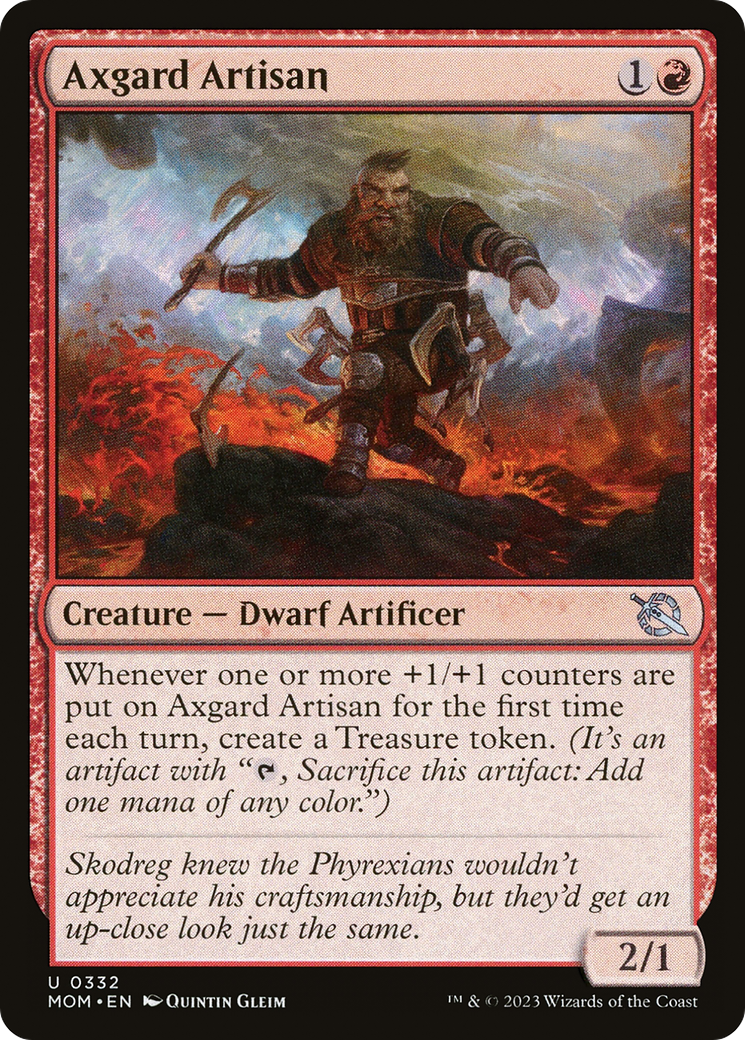 Axgard Artisan (MOM-332) [March of the Machine] Foil