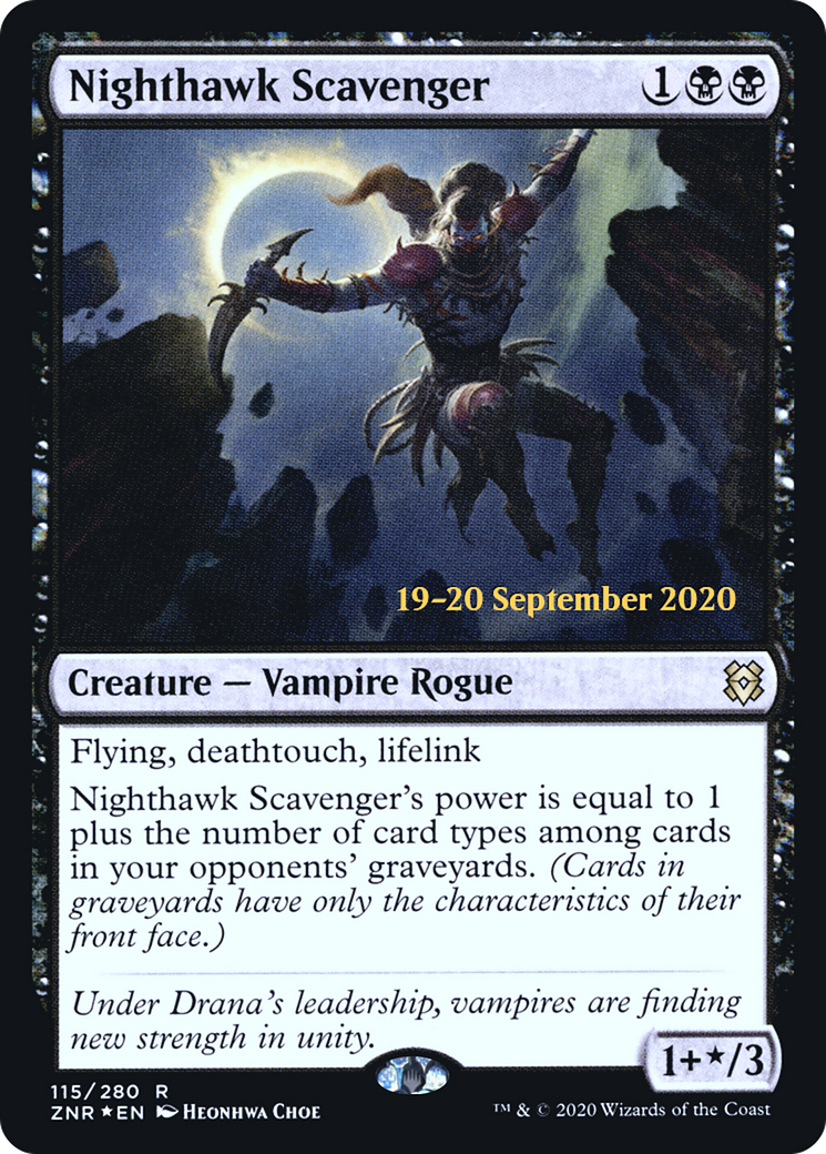 Nighthawk Scavenger (PRE-115) [Zendikar Rising Promos] Foil