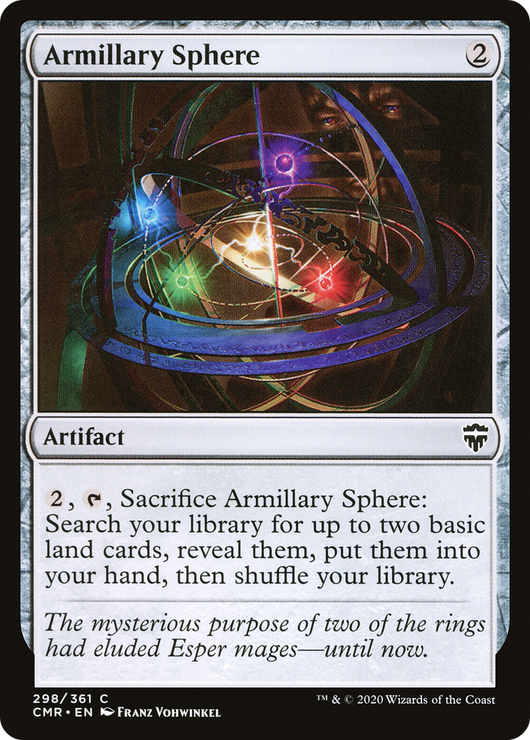 Armillary Sphere (CMR-298) [Commander Legends] Foil