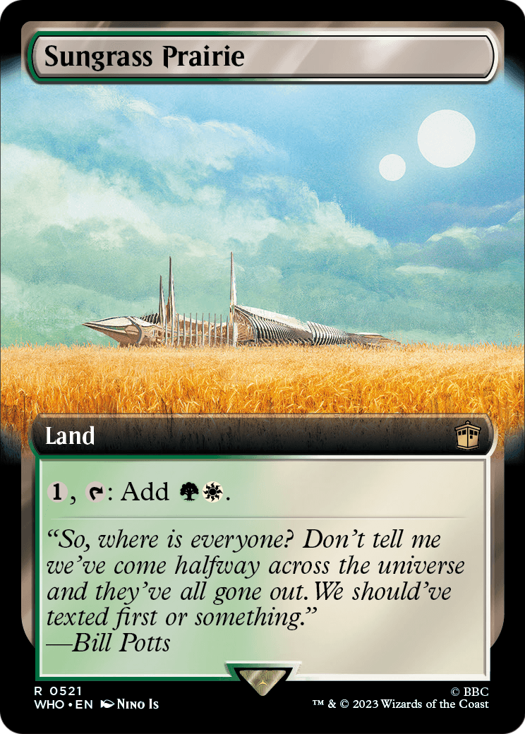 Sungrass Prairie (Extended Art) (WHO-521) [Doctor Who]
