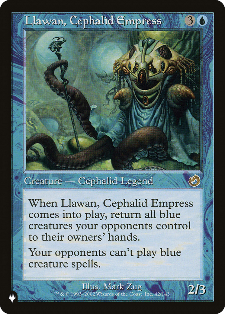 Llawan, Cephalid Empress (LIST-42/143) [The List]