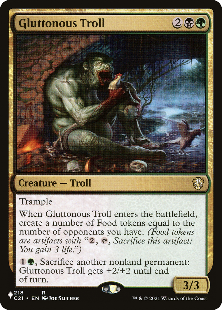 Gluttonous Troll (LIST-218/081) [The List]