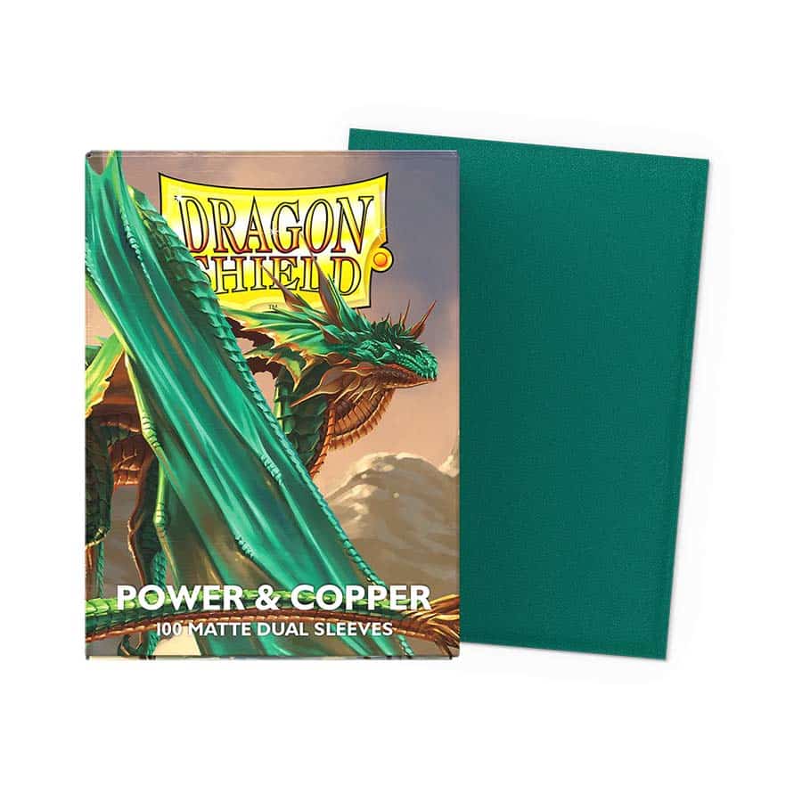 Dragon Shield - Dual Matte Standard Sleeves - Power & Copper