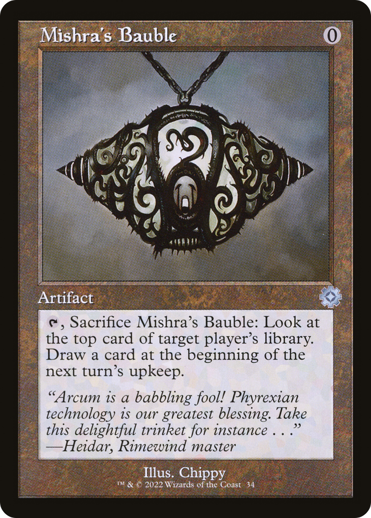 Mishra's Bauble (BRR-034) [The Brothers' War Retro Artifacts] Foil