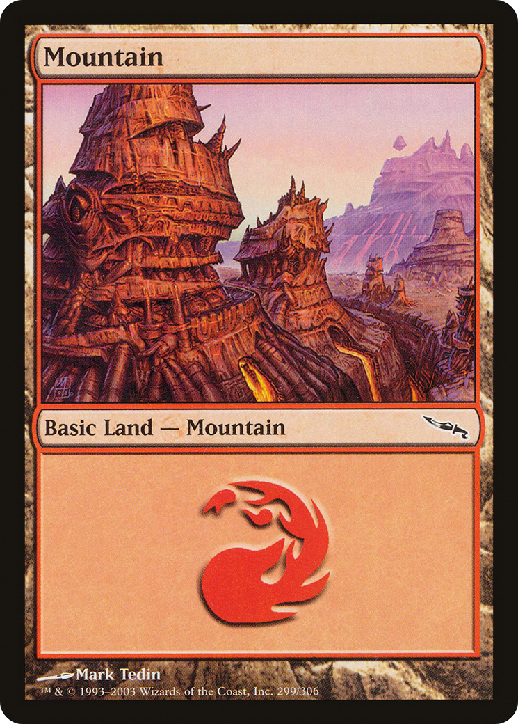 Mountain (MRD-299) [Mirrodin] Foil