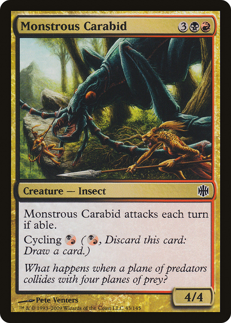 Monstrous Carabid (ARB-043) [Alara Reborn]