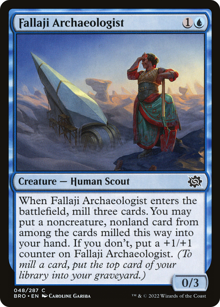 Fallaji Archaeologist (BRO-048) [The Brothers' War] Foil