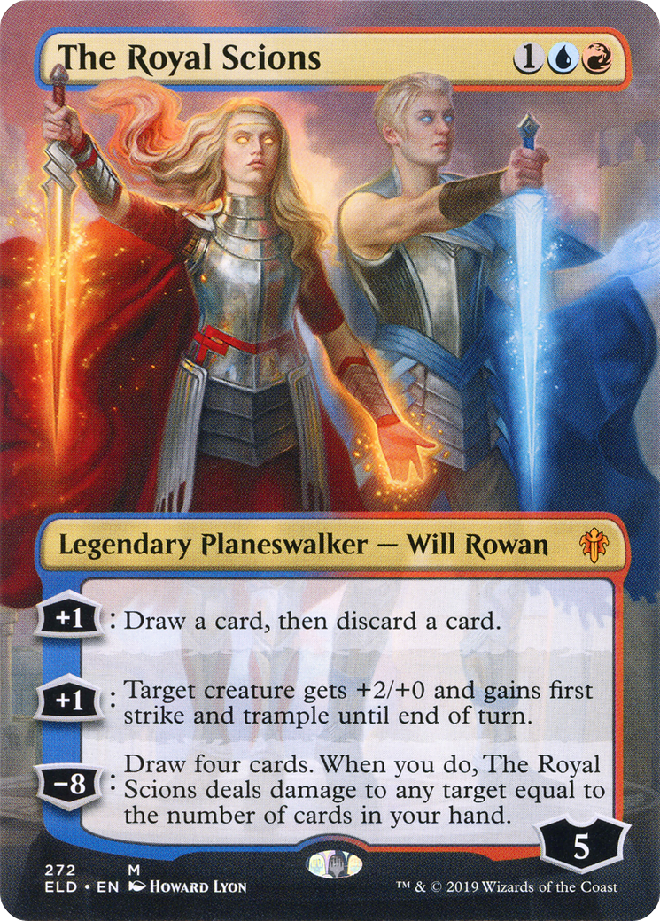 The Royal Scions (Borderless) (ELD-272) [Throne of Eldraine] Foil