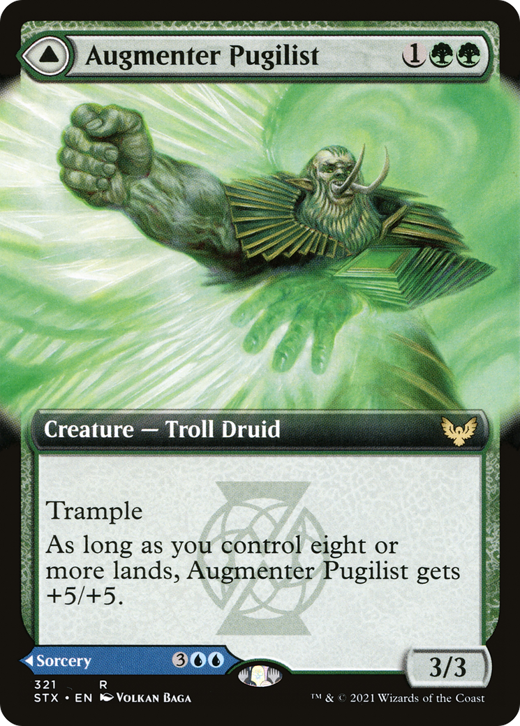 Augmenter Pugilist (Extended Art) (STX-321) [Strixhaven: School of Mages]