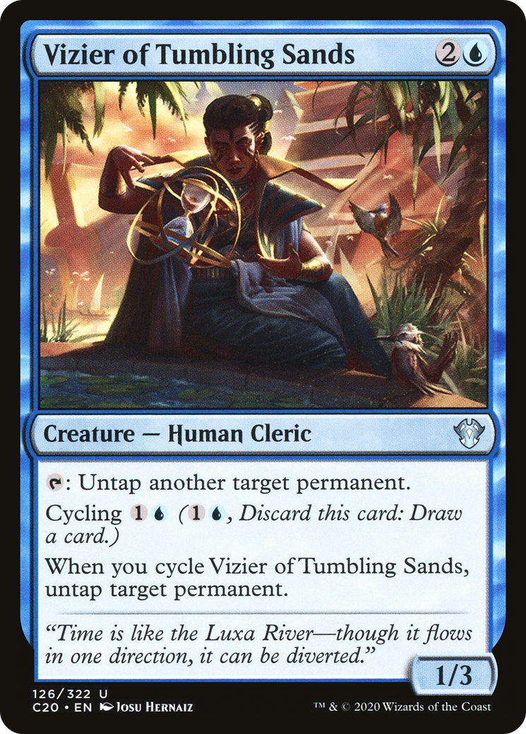 Vizier of Tumbling Sands (C20-126) [Commander 2020]