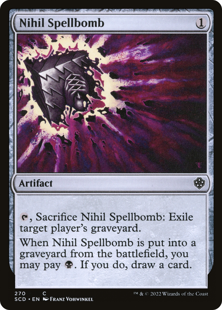 Nihil Spellbomb (SCD-270) [Starter Commander Decks]