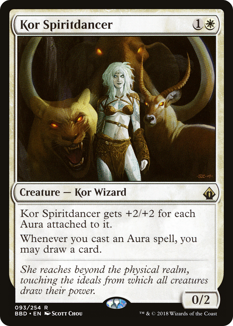 Kor Spiritdancer (BBD-093) [Battlebond] Foil