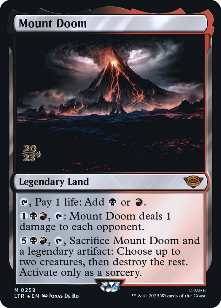 Mount Doom (PRE-258) [Tales of Middle-earth Promos] Foil