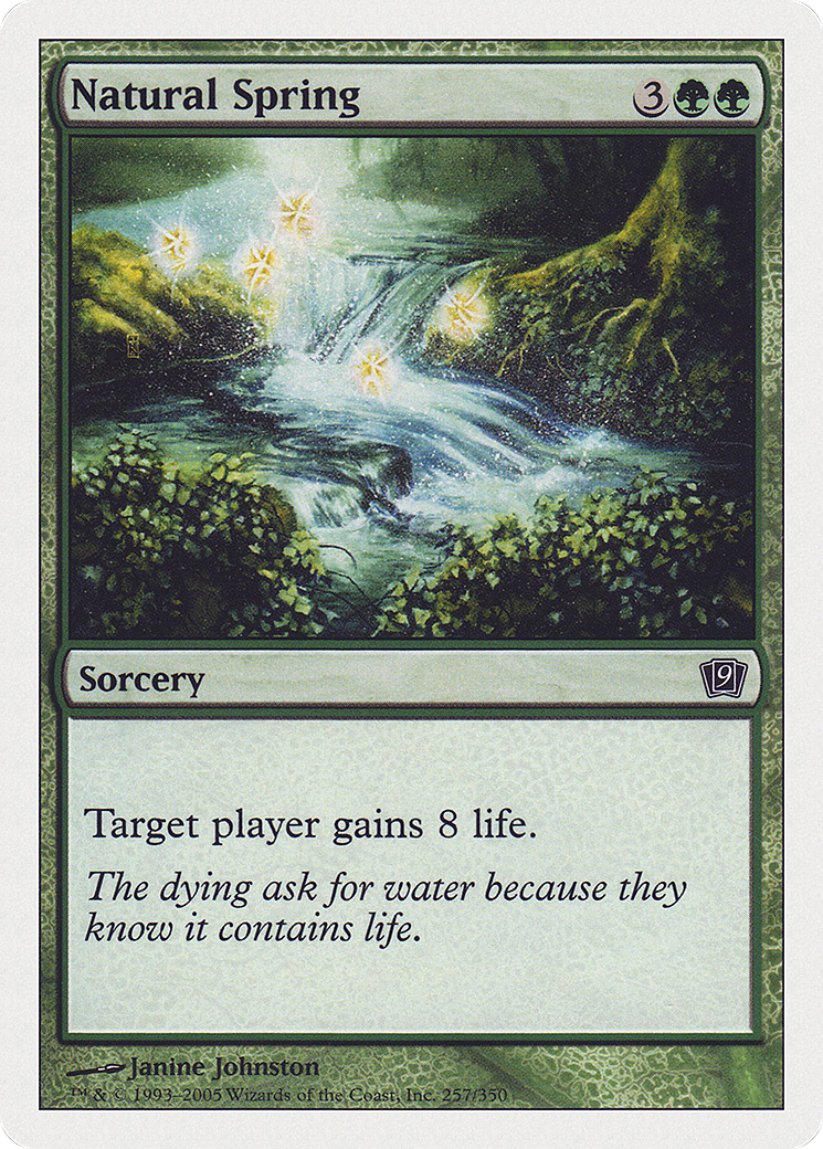 Natural Spring (9ED-257) [9th Edition]