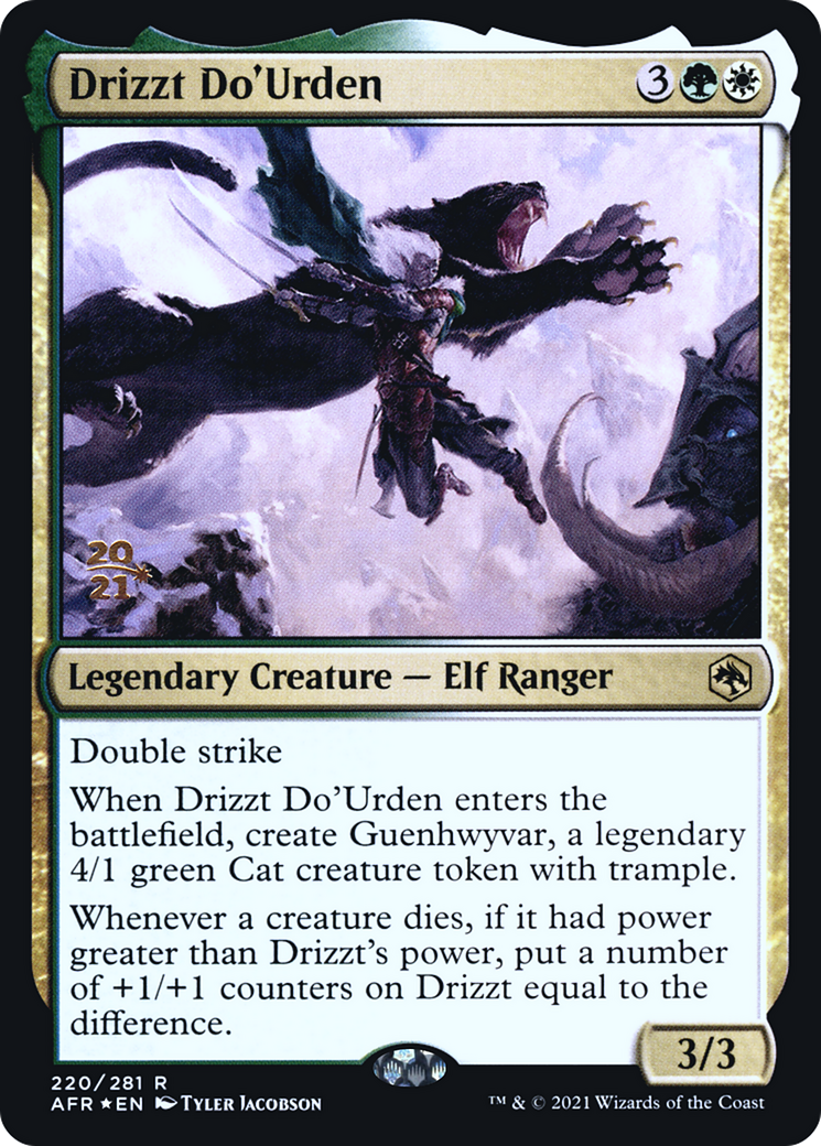 Drizzt Do'Urden (PRE-220) [Adventures in the Forgotten Realms Promos] Foil